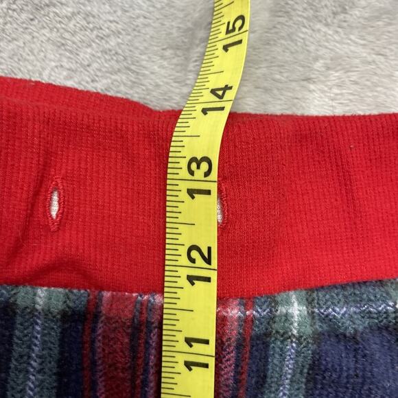 Eddie Bauer Moose Pajamas 2 Pc Set Womens XL Red Plaid Cabin Holiday Christmas - Picture 9 of 12